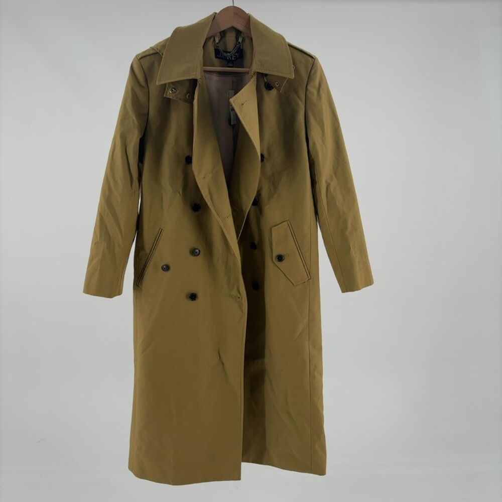 J. Crew Tan Classic Fall Trench Coat